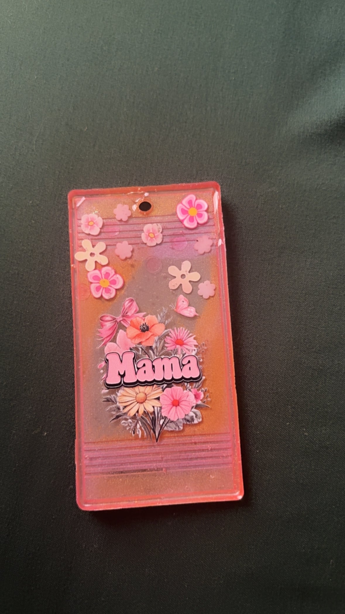 Mama Floral Keychain