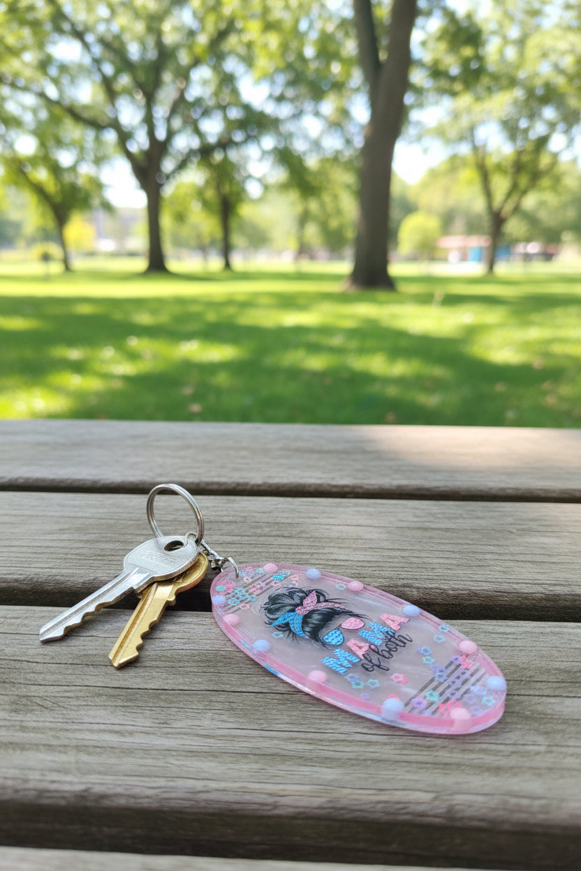 Mama of Both Keychain